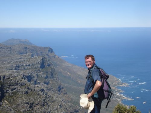 Subscription prize Paul Reid was in South Africa when he learned of his win