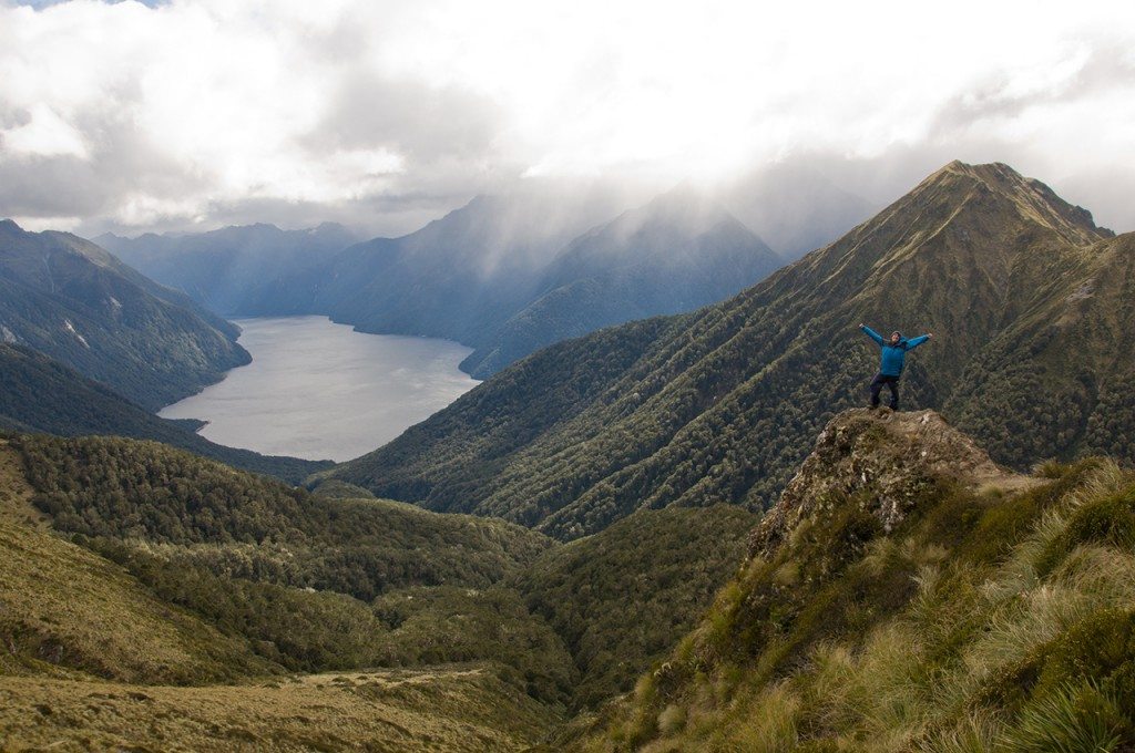 The South Fiord of Lake Te Anau seen from the Kepler Track. Photo: Evan Foster