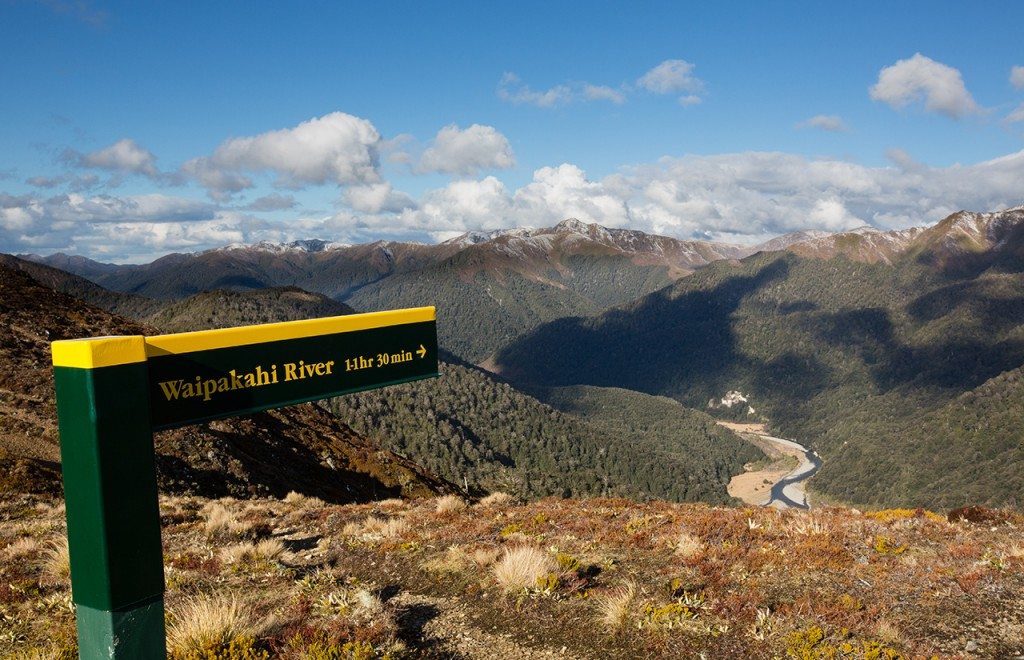 View into the Waipakihi Valley from Mt Urchin. Photo: Neil Silverwood
