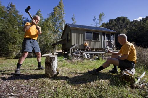 What to do with daylight? Author at Stern Valley Hut 