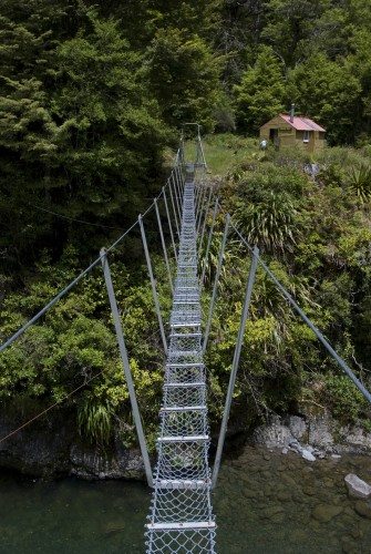 Six bunk Crow Hut is tough to reach now that that access to Kawhatau Base has been closed. Photo: Jonathan Astin 