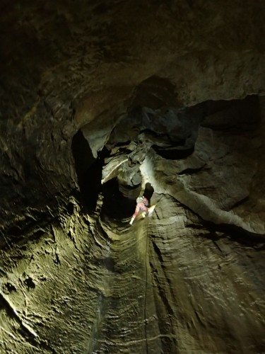 Dave Ellacott in Giant’s Staircase. Photo: Chris Whitehouse