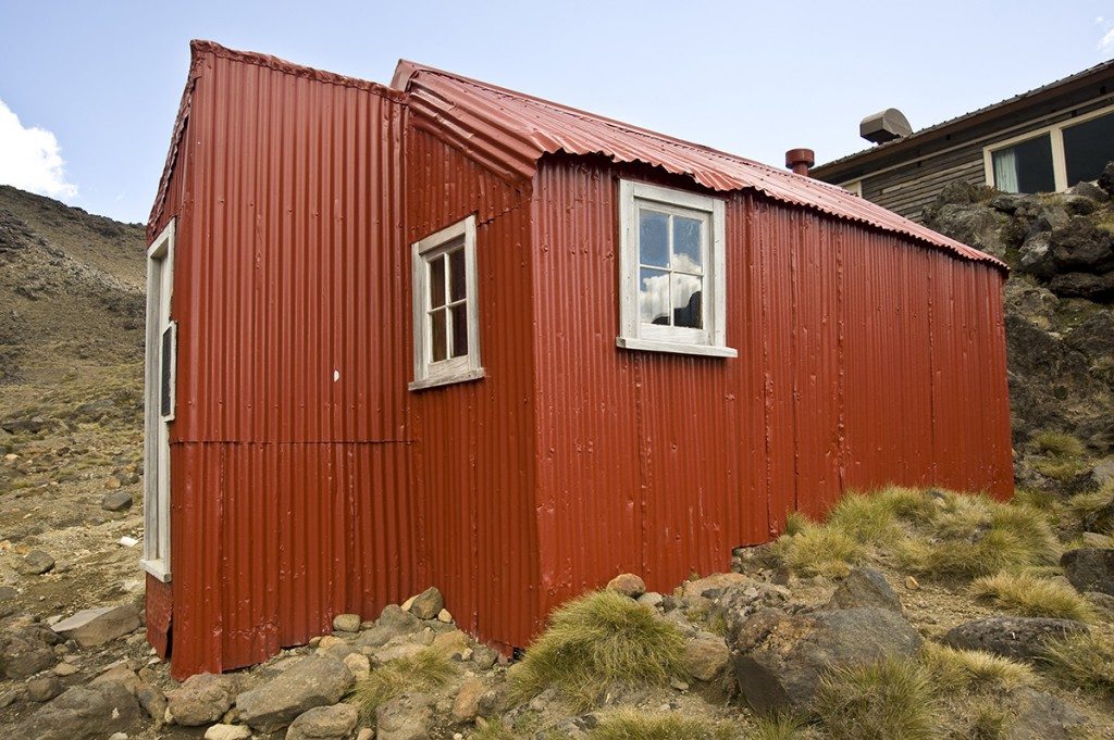 Historic Glacier Hut was built in 1923. Photo: Shaun Barnett/Black Robin Photography