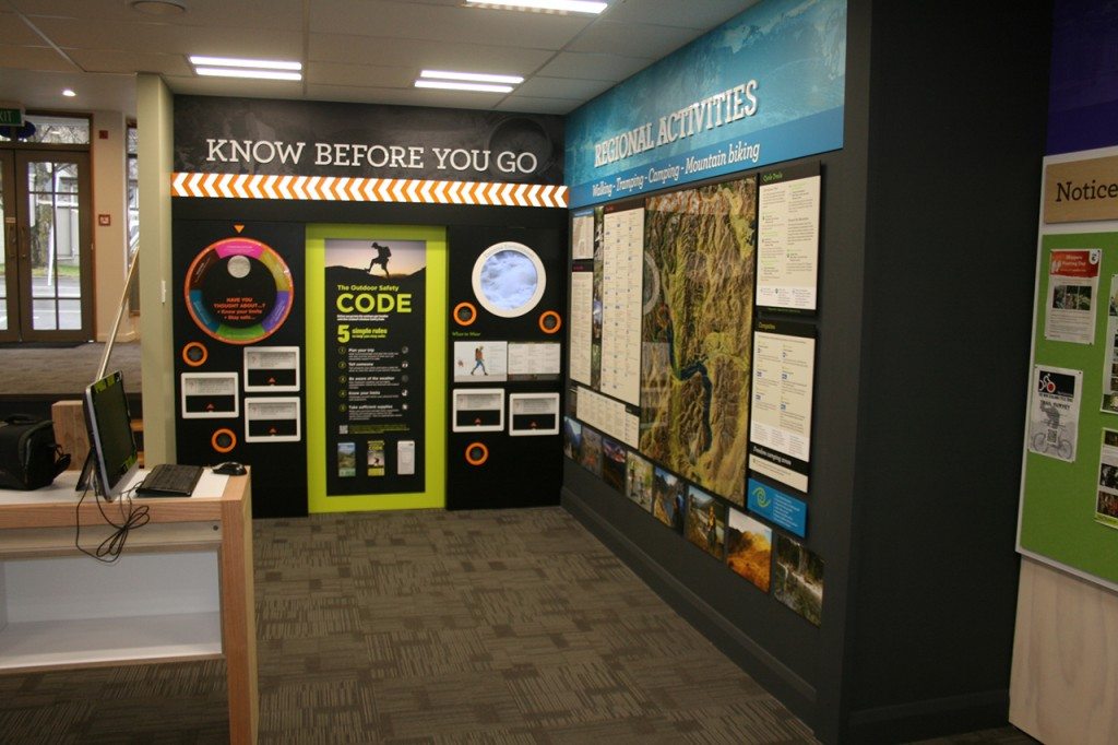 An example of the kind of messages and displays MSC will be producing to target tourists. Photo: Noel Bigwood