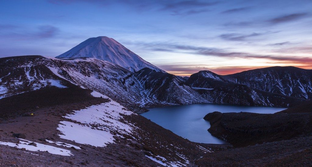 Upper Tama: Upper Tama and Mt Ngauruhoe. Photo: Mark Watson