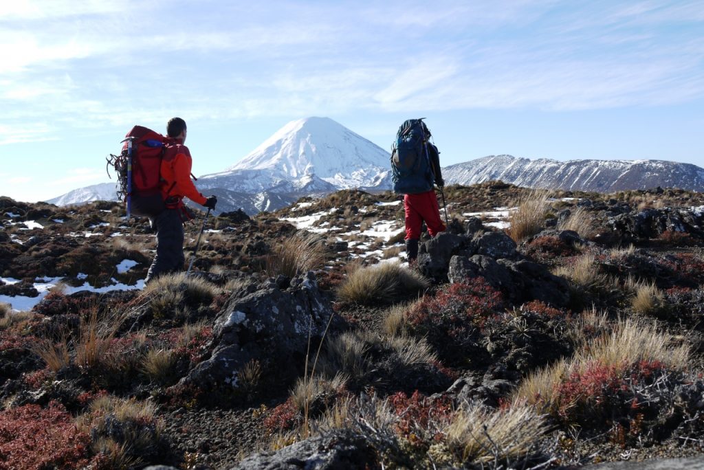 Ngauruhoe lured us on from the bottom of Waihohonu Ridge. 