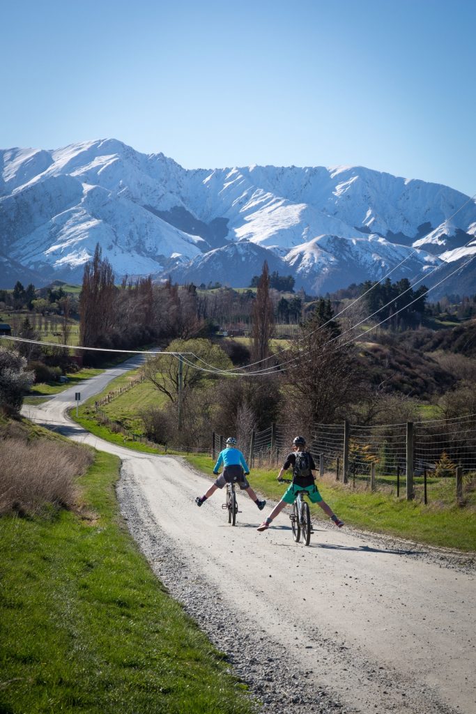 Having fun on the Queenstown Trail in Otago Photo: Jim Pollard