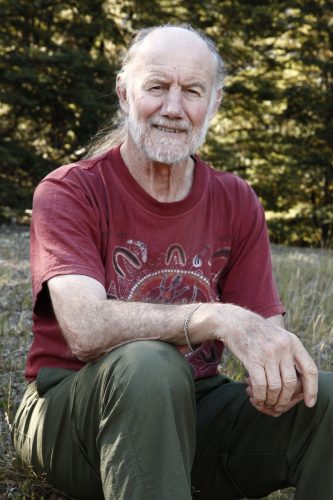 Ray Goldring spent six weeks in the Urewera bush, living off possum and eel. Photo supplied.