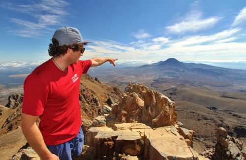 After completing his tertiary training Sam Roil was work-ready from day one in his job as a hiking guide.