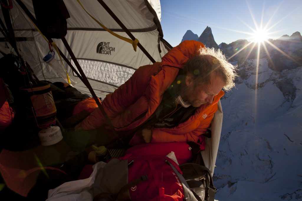 Conrad Anker on Meru’s Shark’s Fin