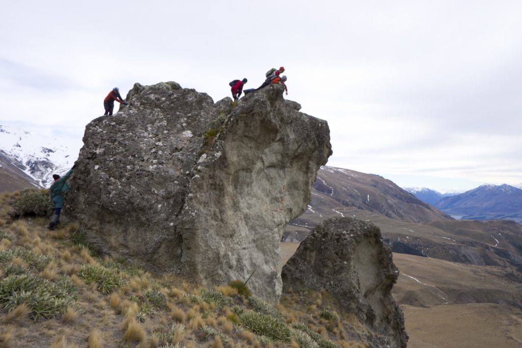 Dog Rock is a worthwhile climb on the way up Rat Hill. Photo: Supplied