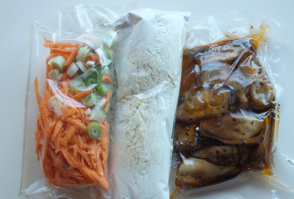 The ingredients packed and ready for the trip. Photo: Paul Garland