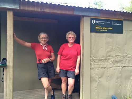 Muriel Donald and Christine Wellington are traversing the South Island to raise money for kea